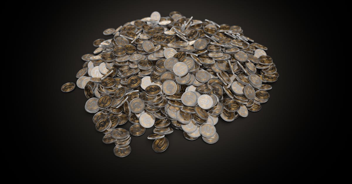 Tubes and rolls of coins showing bulk quantity pricing structure